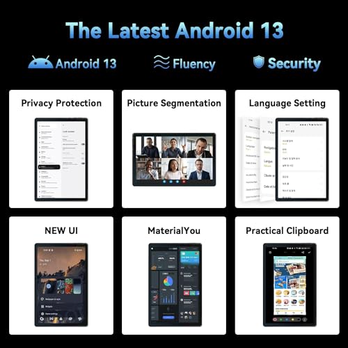 Lville Tablet 10.1 Zoll Android 13 Tablet, 8GB RAM 128GB ROM 1TB TF, Octa-Core 1280x800 IPS HD,2.4G+5G WiFi/Bluetooth 5.0, 5000mAh, 5MP+8MP (Schwarz) – Bild 3