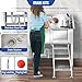 OLIPIC Stainless Steel Dog Washing Station for Large Dogs, Dog Grooming Tub for Home, Professional Dog Bathtub Bathing Station, Pet Wash Station, Dog Shower Tub with Stairs, Drain & Door,34