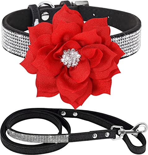 haoyueer Rhinestone Dog Collar