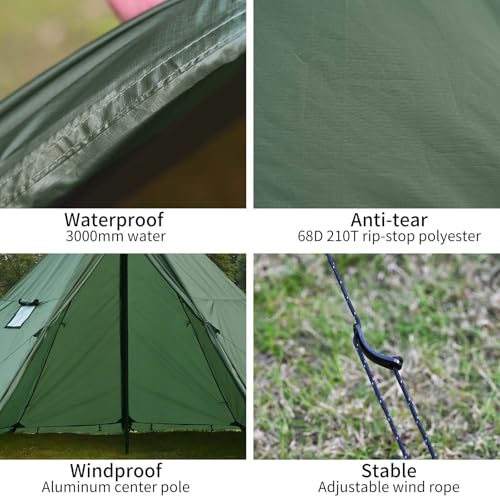 7lb Tipi Hot Tent for Camping