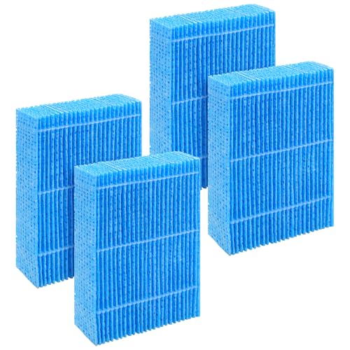 Harebery 4-Pack WF813 EQWF813 Humidifier Filters Blue Spunlace Washable Wick Compatible with Equate EQWF813 Relion RCM-832 RCM-832N ProCare PCCM-832N Cool Mist Humidifier