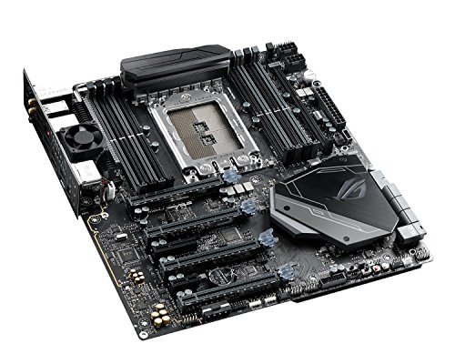 ASUS ROG Zenith Extreme Scheda Madre Gaming AMD X399 EATX con Dissipatore M.2, Aura Sync RGB LED, 802.11ad Wi-Fi, DDR4 3200 MHz, Tripla Scheda M.2, 10 G Lan, Porte U.2 e USB 3.1 Gen 2