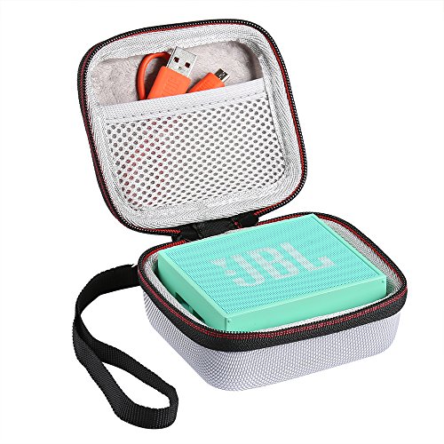 Shucase Hart Reise Tasche für JBL Go Ultra/JBLGO2BLK GO2 Wireless Bluetooth Lautsprecher(Grey)