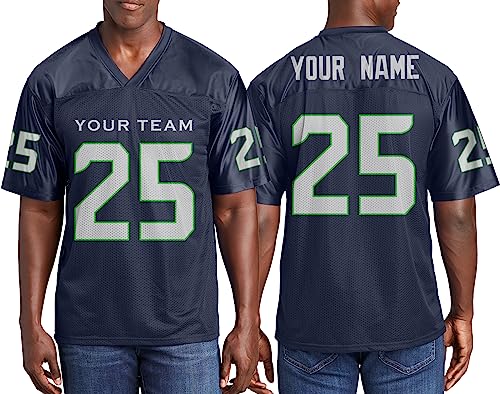 Custom Football Jersey Personalized Team Name & Number Custom Men Replica Jerseys Design 28