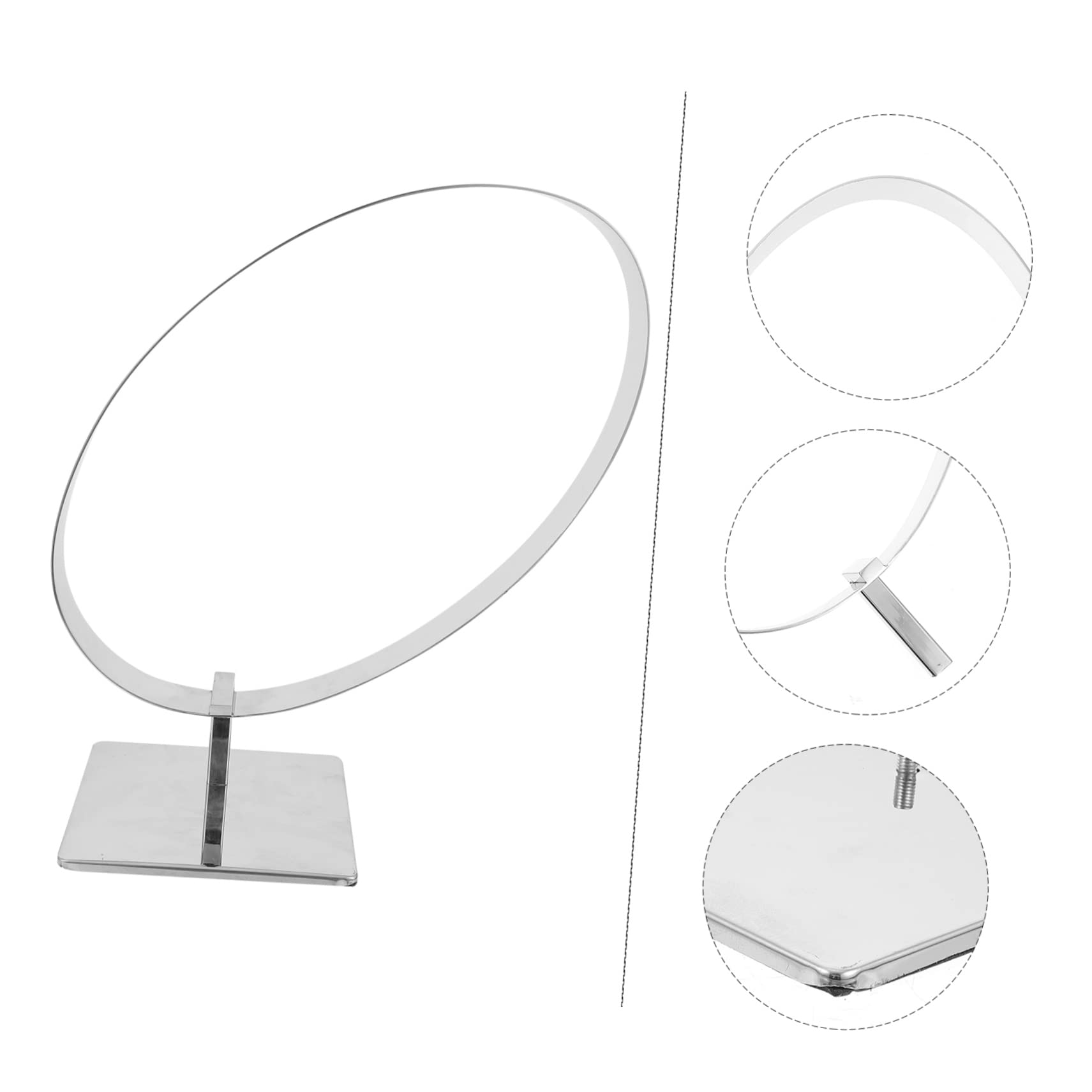 LABRIMP Soporte De Cinturones De Acero Inoxidable Expositor De Cinturones Diseño De Espejo