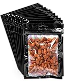 Holographic Resealable Foil Pouch Bags 200 PCS Smell Proof Mylar Bags (4 x 6 Inch) for Food Storage, Party Favors, and Gift Packaging