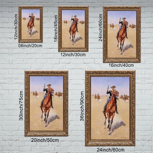 Poster The Trooper Remington pour sublimer un salon style rustique - 2