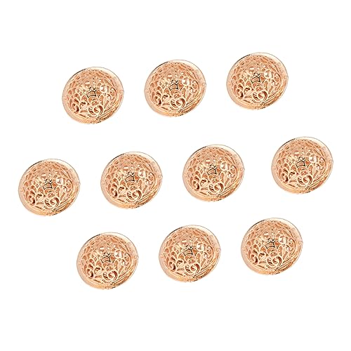 ARTIBETTER 10Pcs Delicate Tin Alloy Hollow Bell Keychain Pendants Decorative Key Accessory for DIY Crafts and Festive Decor