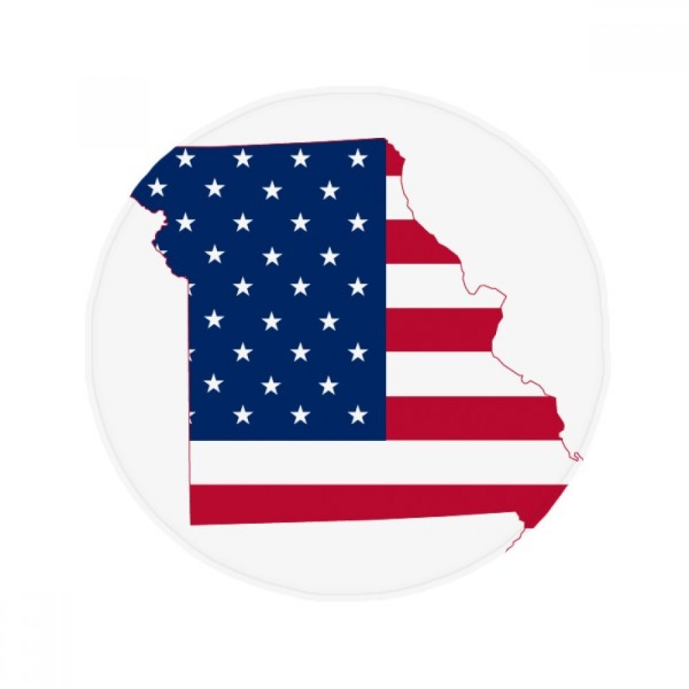 Tapis anti-dérapant Missouri USA absorbant pour salle de bain et sol