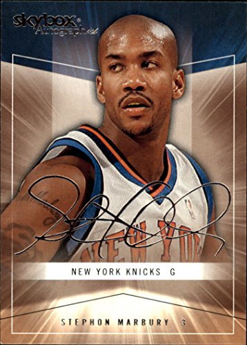 Amazon.com: 2004-05 SkyBox Autographics #29 Stephon Marbury NBA 