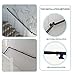DMCHENGMA Handrail - Complete Kit, Black Metal Wrought Iron Banister Non-Slip Balustrade Square Pipe Stair Railings, Wall Mounted Support Rod (Size : 2.3 FT)