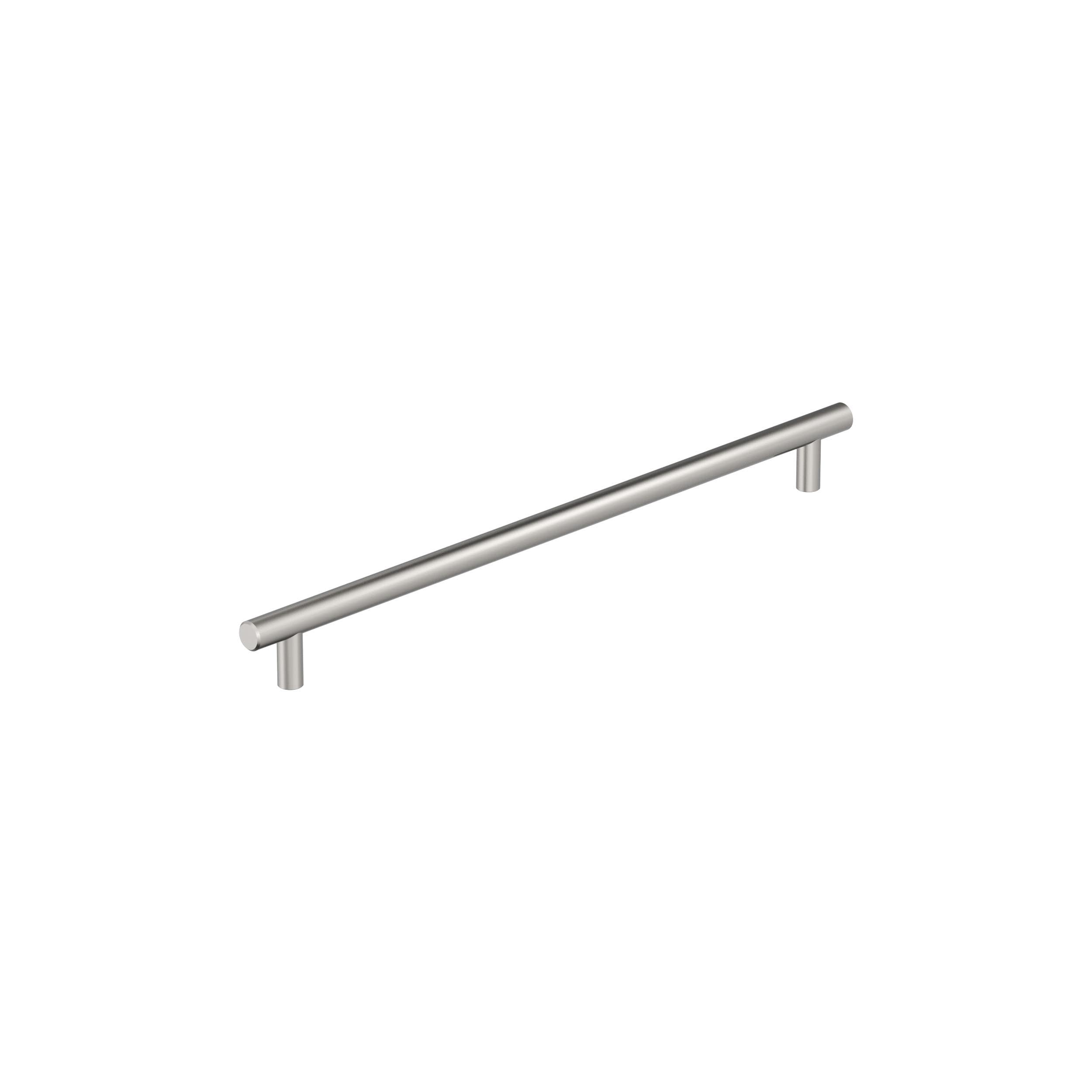 Amerock BP54025CSG9 | Tiradores de barra de 18 pulgadas (457 mm) de centro a centro de níquel esterlina | Herrajes para armarios de cocina | Herrajes para muebles | Asa de cajón