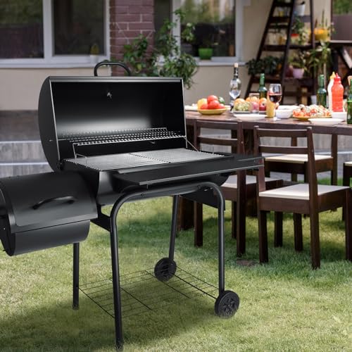 Leonyo A22 Charcoal Grill With Smoker thumb #5