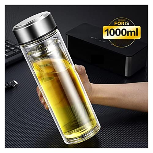 Bai Shi Wu Lekvrije Thee Fles Met Filters Rvs Dubbelwandige Draagbare Drink Citroen Water Cup Container for CarTravel (Capacity : 800ML) - Image 3
