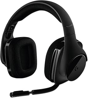 Headset Gamer Sem Fio Logitech G533 7.1 Dolby Surround com Drivers de Áudio Pro-G e Bateria Recarregável