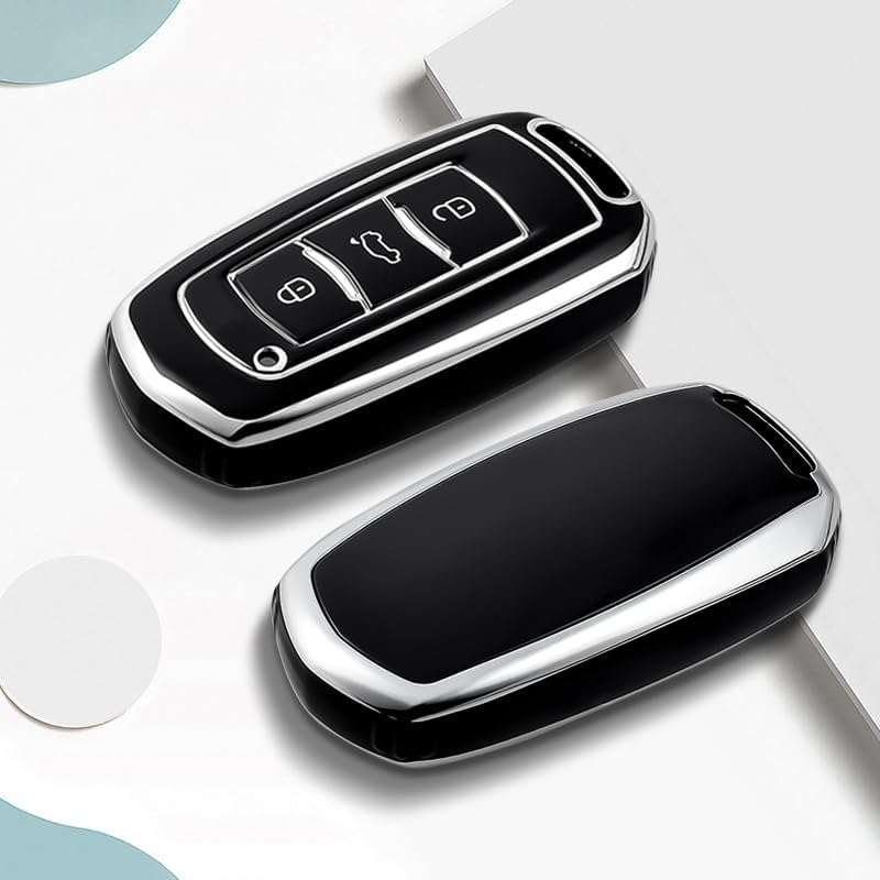 Car Key Shell Cover Case Compatible with Geely Emgrand 7 GX3 Atlas GS NL3 Gili Emgrand 7 EX7 GT GC9 Protector(Aftermarket Accessory, Not OEM)
