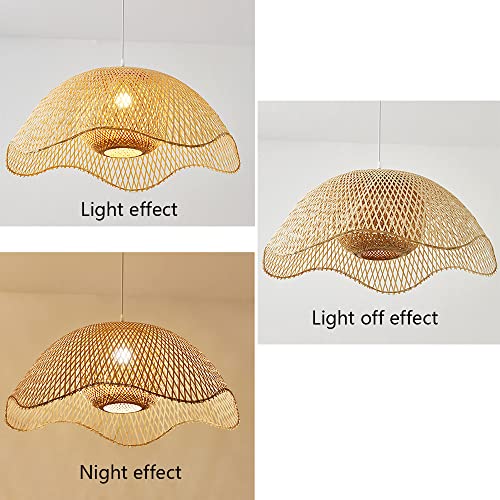Créative en bambou creux suspension d'exception pour salon chic
