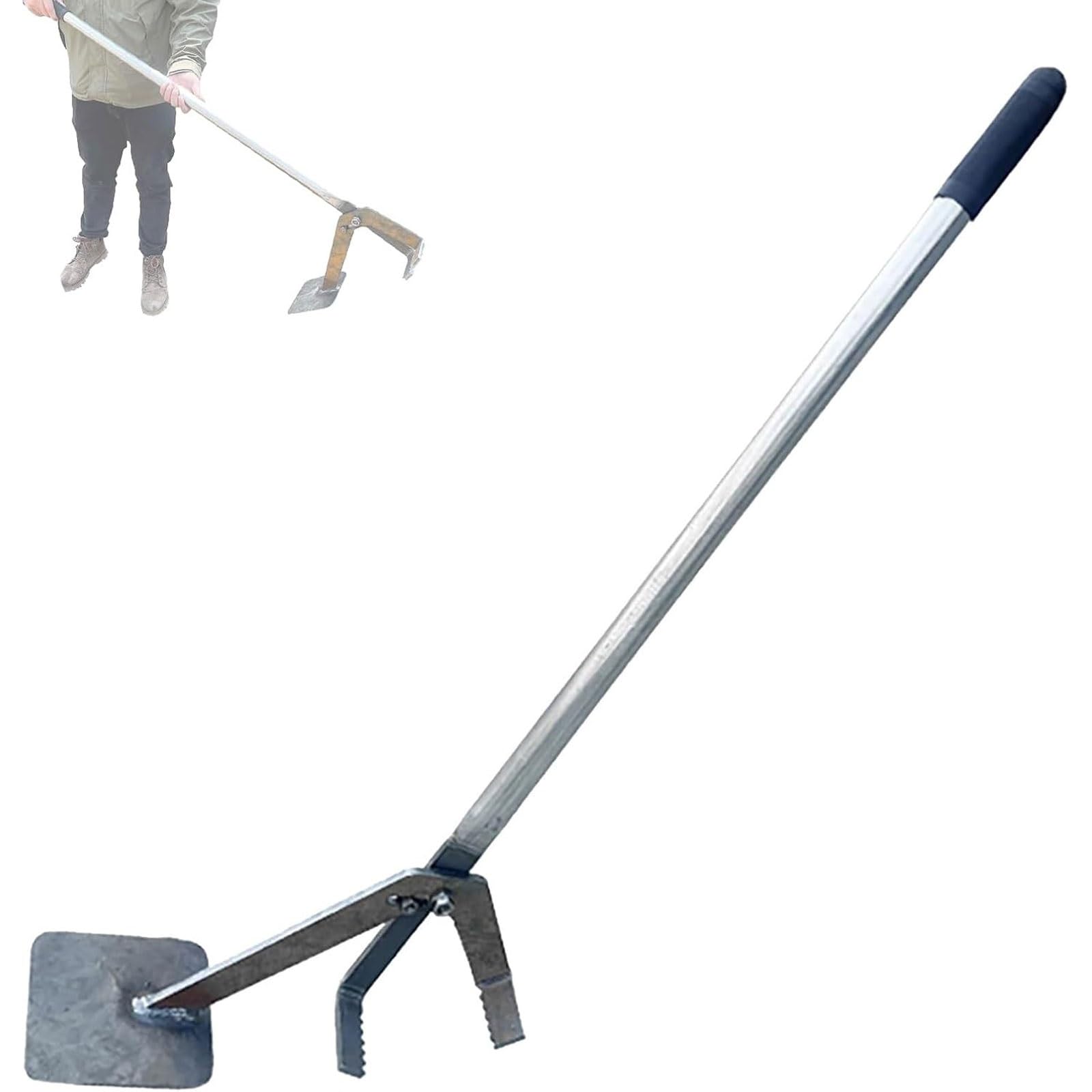 Narzędzie usuwania korzeni małych drzew długości 92cm,do słupków,maniok | Konstrukcja stojąca,łatwe usuwanie korzeni,podnoszenie bez wysiłku,dla małych krzewów drzew i słupków ogrodzeniowych