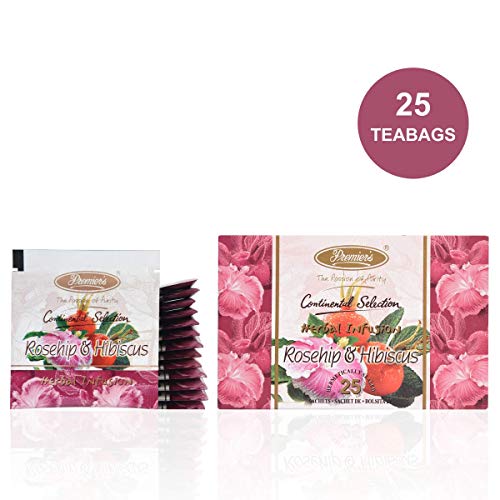 Té de hierbas rosa mosqueta e hibisco 25 saquitos miniatura 5