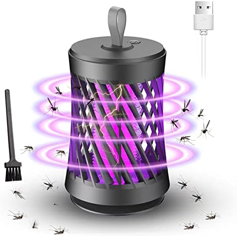 Bug Zapper Indoor, Electric Bug Zapper Outdoor, 2 in 1 Mosquito Zapper, Powerful Mosquito Trap, Fly Zapper Indoor with Purple Lights Fly Killer for Home, Garden, Patio