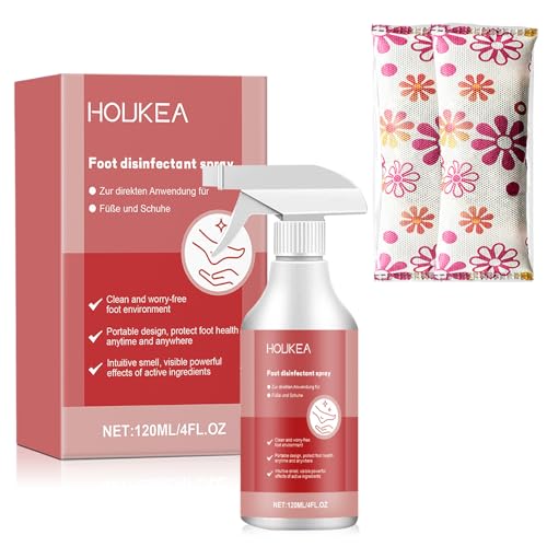 Kit Desodorante de Calzado Antibacteriano + Absorbedor de Carbón Activado de Bambú | Elimina Olores de Pies y Sudoración | Fragancia Fresca | Para Zapatillas, Zapatos de Trabajo y Sneakers