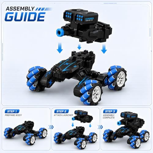 Image of Blue RC Tank Accessories Replacement Body Shell, Plastic Hull Cover for Remote Control Tank Model, Repair Spare Part Upgrade Kit for RC Hobby Tracked Vehicle
