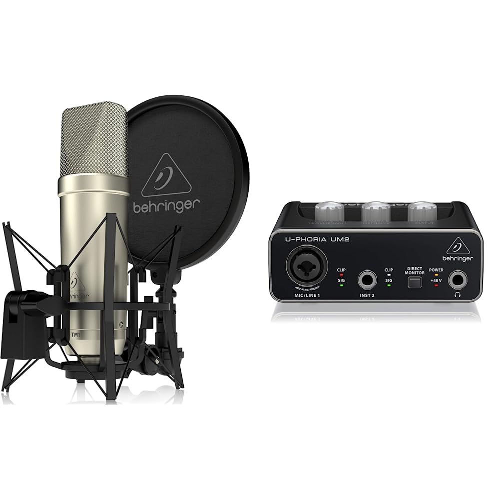 Amazon.com: Behringer TM1 Complete Microphone Recording Package