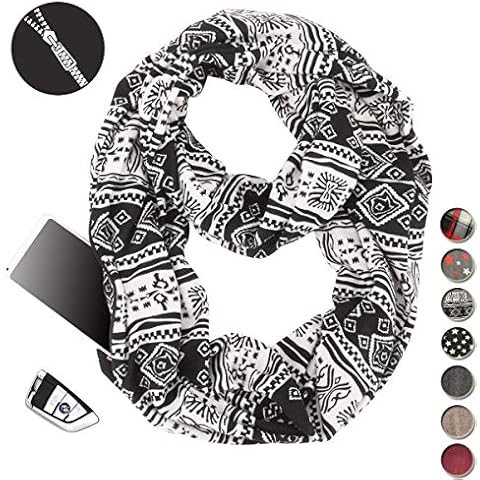 Achiou Bufanda de viaje premium Infinity para mujeres y hombres Cover