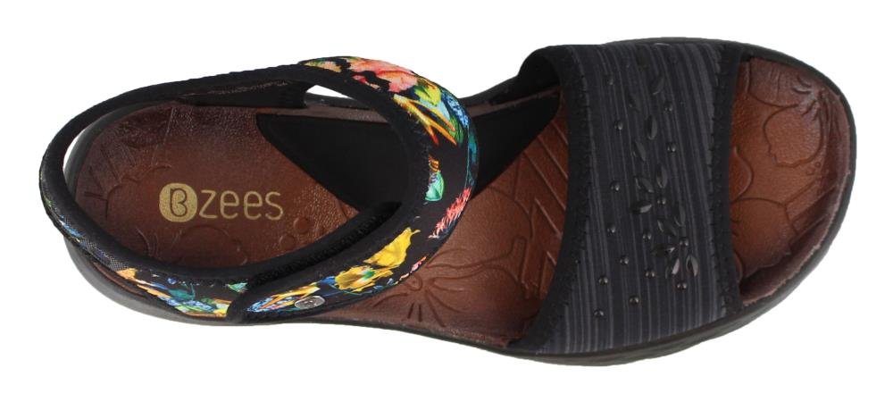 Bzees Womens Jemma Mid Heel Sandals Black M Desertcart Seychelles