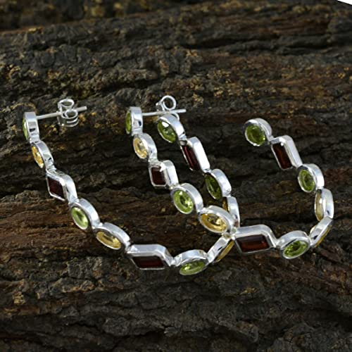 Multi boucle d'oreille multi boucle d'oreille argent 925 femmes - 4