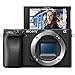 Sony α6400 APS-C Mirrorless Camera (ILCE-6400/B) – Real-Time Eye AF, 11 fps, 4K, Flip-Up Screen, Lightweight, Vlog-Friendly | 64GB Card, Case, Flex Tripod, Hand Strap, Memory Card Wallet and More