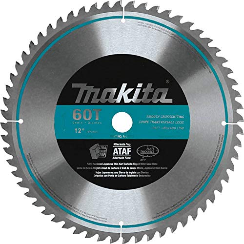 Makita A-93712 12-Inch 60 Tooth Micro Polished Mitersaw Blade