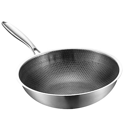 Wok de acero inoxidable con recubrimiento antiadherente miniatura 1