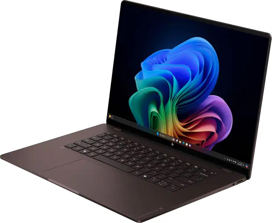 Image of HP 2026 OmniBook X 16 inch WUXGA Touchscreen Laptop 12-Core Qualcomm Snapdragon X2 Elite X2E-84-100 Adreno Graphics 24GB LPDDR5 1TB NVMe SSD USB-C w /DP WiFi BE BT Webcam Backlit KB Windows 11 Home