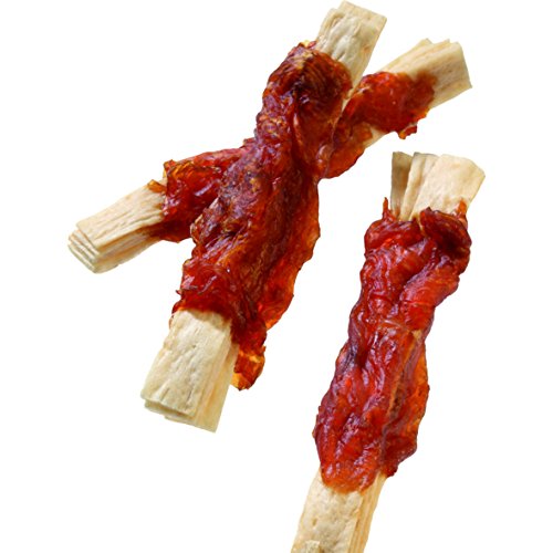 Christopherus Kausticks für Hunde, Seelachs im Hähnchenmantel, Warmluftgetrocknet, Natur-Im-Biss, 70 g