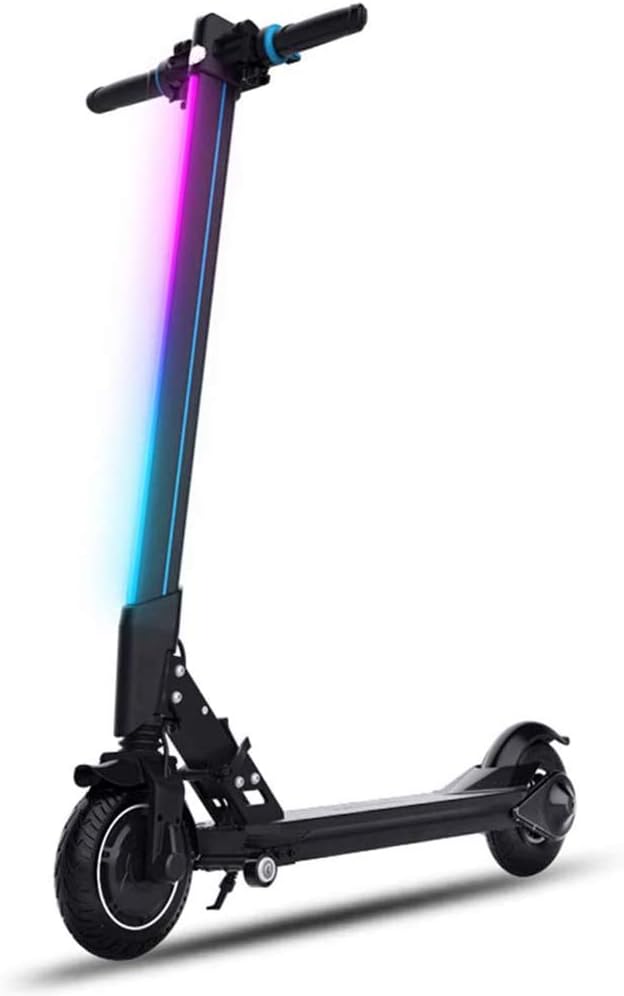 Adultos Eléctricos Scooters, Potente 500 W Motor, Neumáticos De Goma Espuma De 8 Pulgadas En La Parte Delantera, De Peso Ligero Y Plegable Fácil Carry-Eléctrico del Scooter