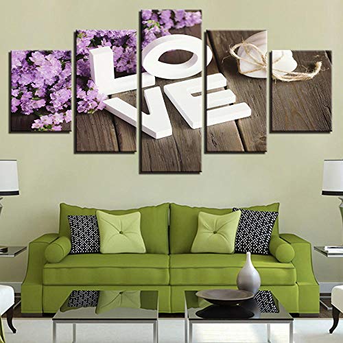 Cuadros en lienzo modernos decorativos 5 paneles formato canvas poster landscape 4
