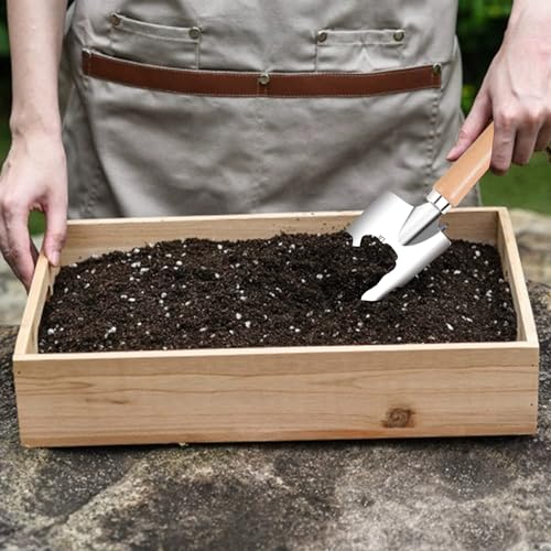 Pala de Jardín con Mango de Madera y Acero Inoxidable miniatura 3