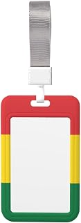 Flag of Bolivia Lanyard Badge Holder Protective Case - with Clear Window for Office, ID Card, Credit Card, etc.