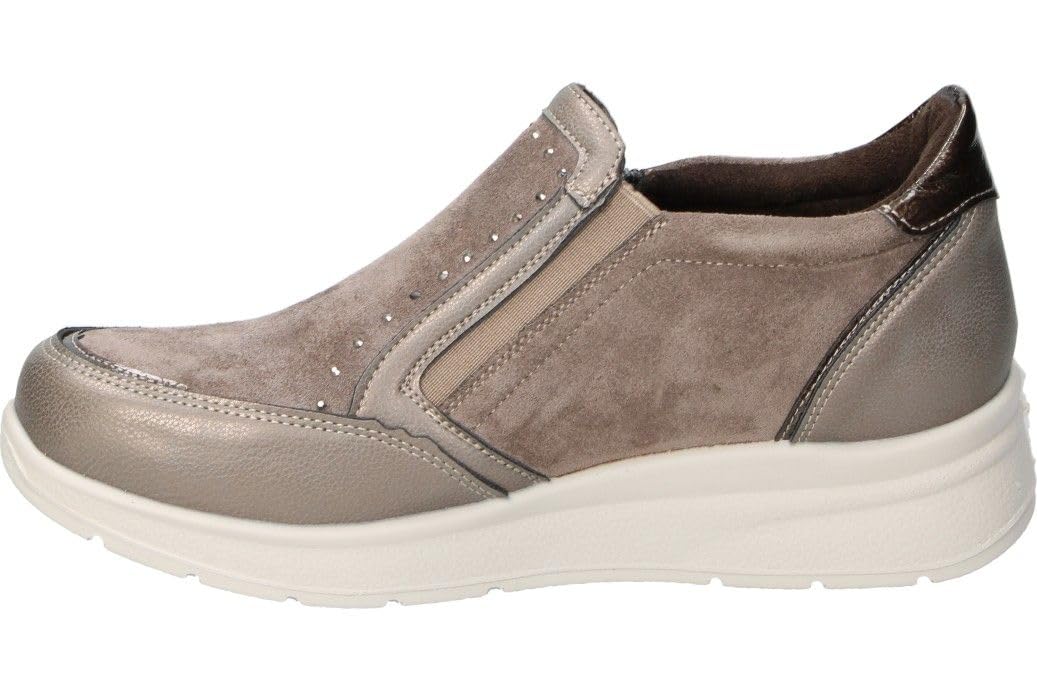 Zapatos con Cuña Mujer Cómodos con Cremallera Lateral Cuña Media Modelo ATL29351