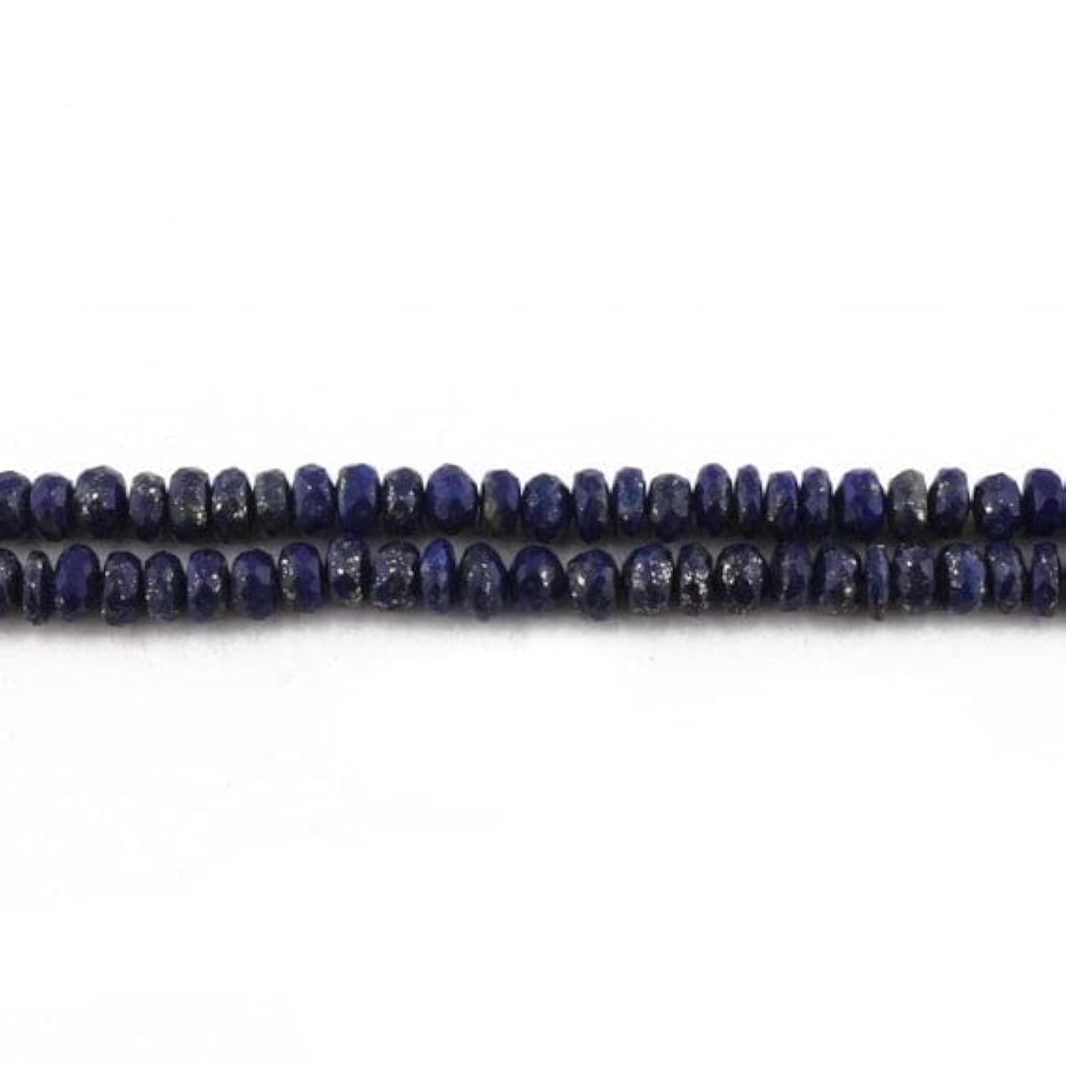 Lapis lazuli faceted rondelles 6mm-7mm pour création de bijoux uniques