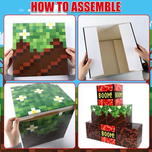 Pixel Game Party Set - Boxes + Banner