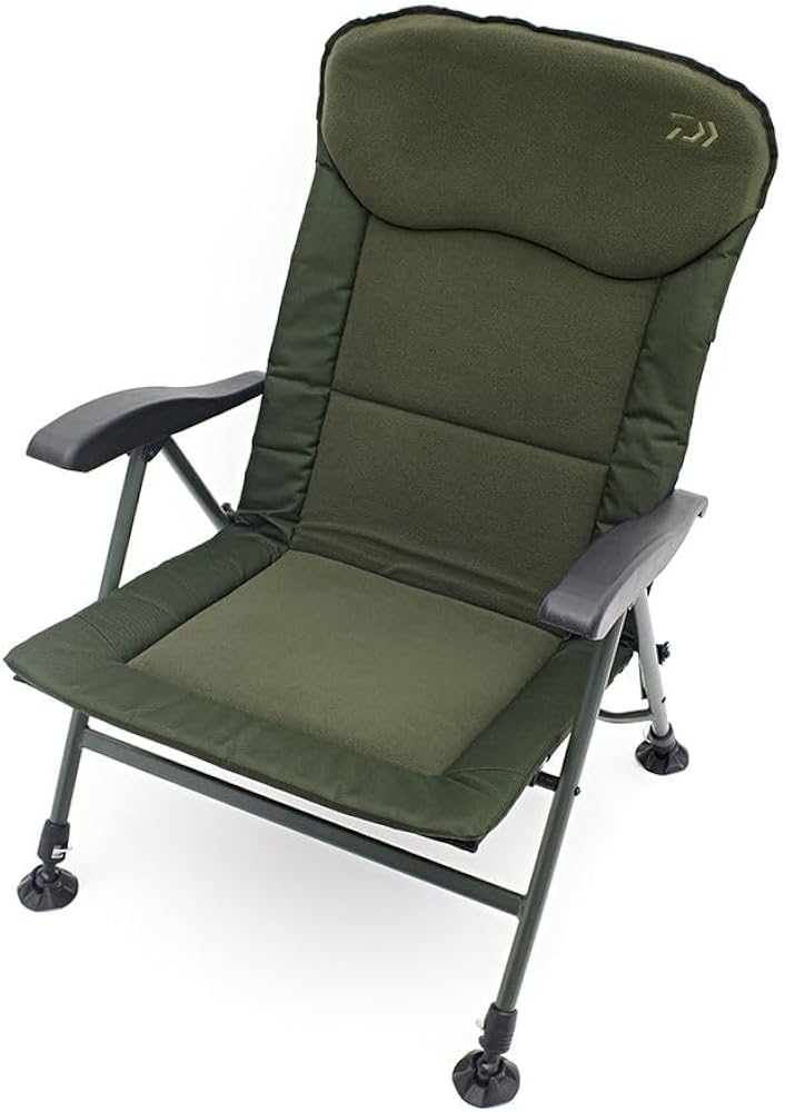Daiwa Black Widow Adjustable Fishing Chair - Carp Fishing Armchair