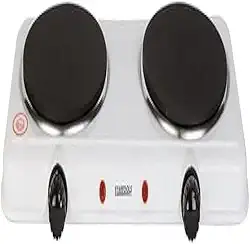 Fogao de inducao, duas bocas, portatil, esquenta rapido, pratico, branco, eficiente