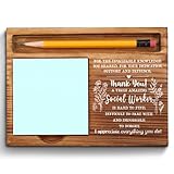 Social Worker Gifts for Women, Men, Social Worker Appreciation Gifts, Thank You Gifts for Social Worker, School Social Worker Office Desk Decor Gifts Self-Stick Note Pad Holders ZSS15