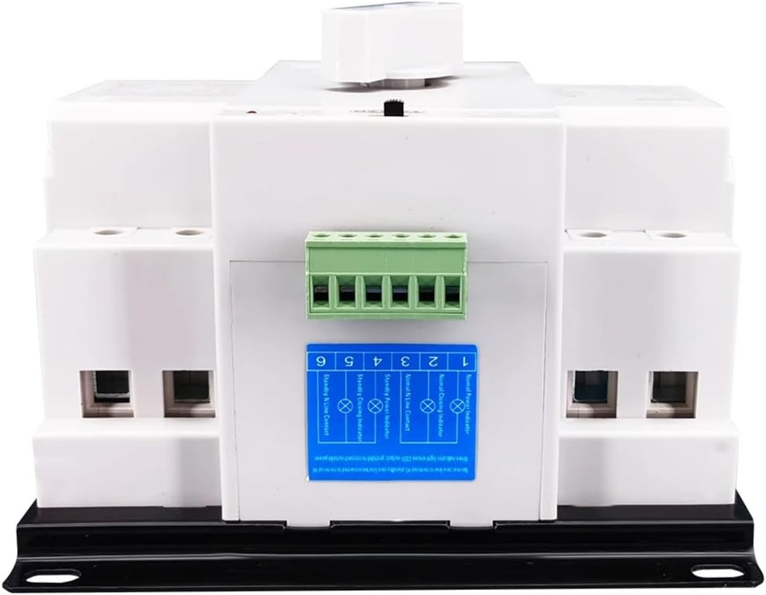 2 Input 1 outpout 2P 63A 230V 50/60Hz MCB Type Dual Power Automatic Transfer Switch