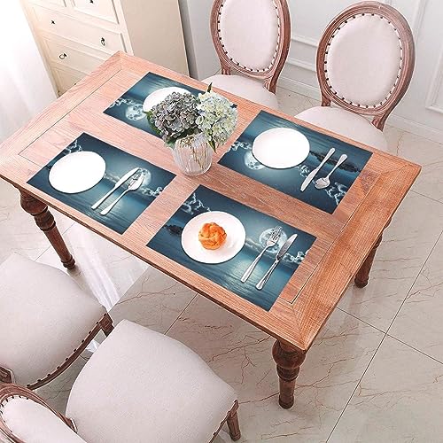 Sets de table salle à manger antidérapants pour cuisine hôtel maison