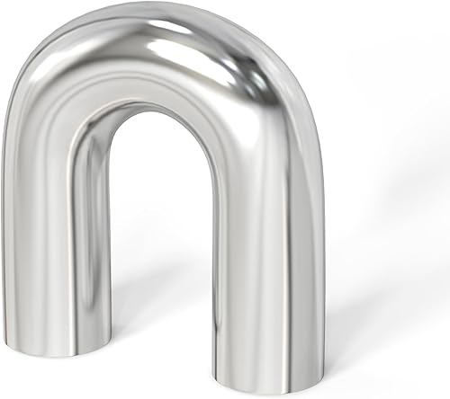 Vista 22 de GASHER 1 pieza Tubo de aleación de aluminio de 45 grados para tubo interenfriador, tubo de admisión de aire de 2" OD, longitud de la pata 4" (100mm)