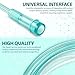 10 Pack High-Flow Ultra Soft Nasal Oxygen Cannula, Green Crush Resistant Tubing with Standard Connection 6.6 Feet