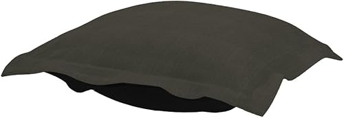 Howard Elliott - Funda de repuesto hecha exclusivamente para Howard Elliott Puff Ottoman, 100% tela de poliuretano (otomana no incluida), carbón de